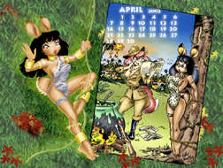 Small April Cal Pix