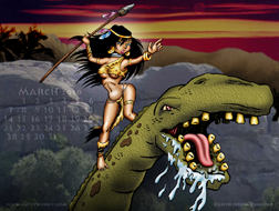 Dino Chic Small Calendar Pix 