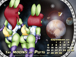 the Moons of Pluto small pix