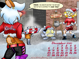Rudie Xmas small calendar pix